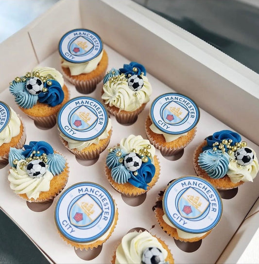 Manchester City Cup Cakes V7