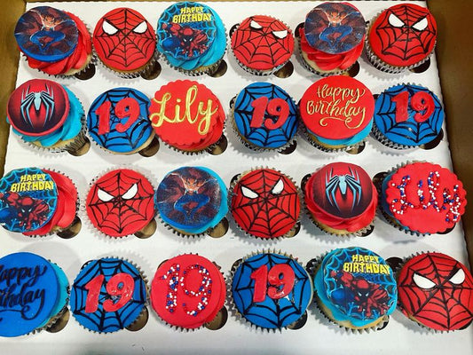 Spider man Cup Cakes V9