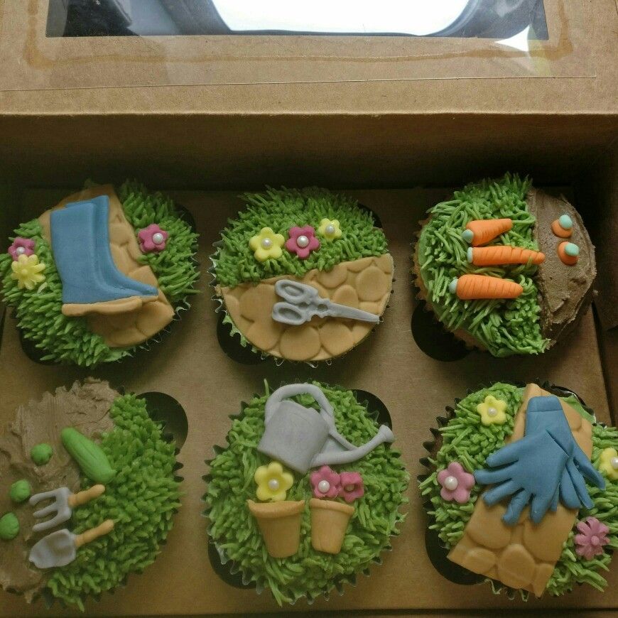 Gardening Cup Cakes V7