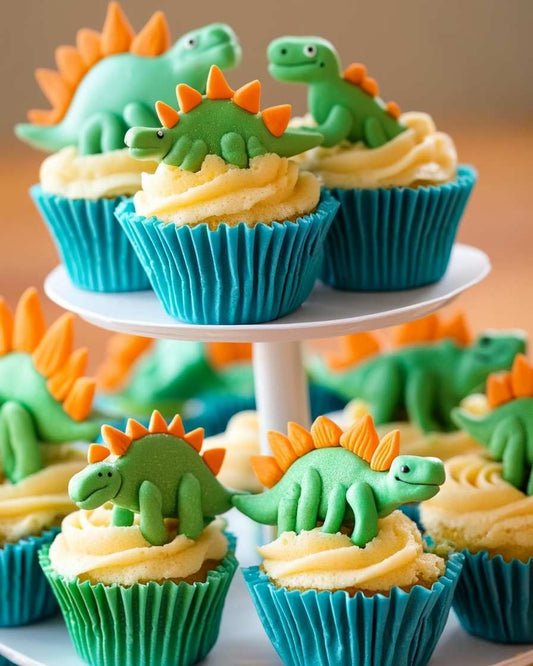 Dinosaur Cup Cakes V7