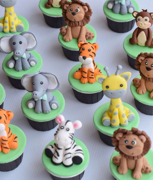 Animal Theme Cup Cakes V1