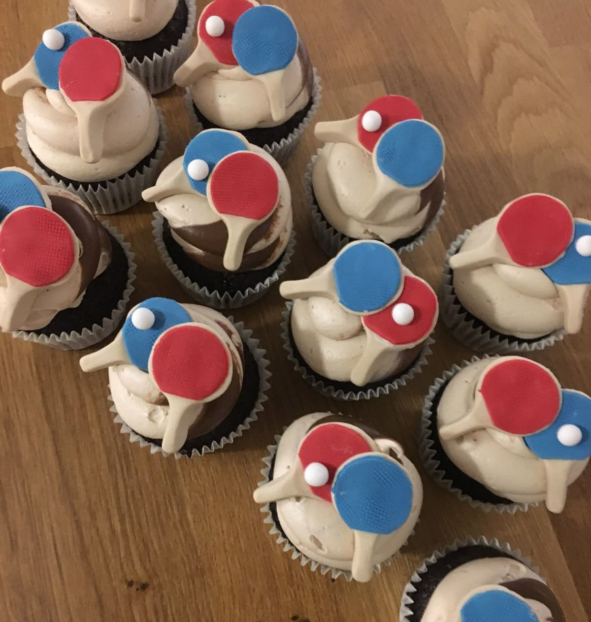 Table tennis Cup Cakes V1
