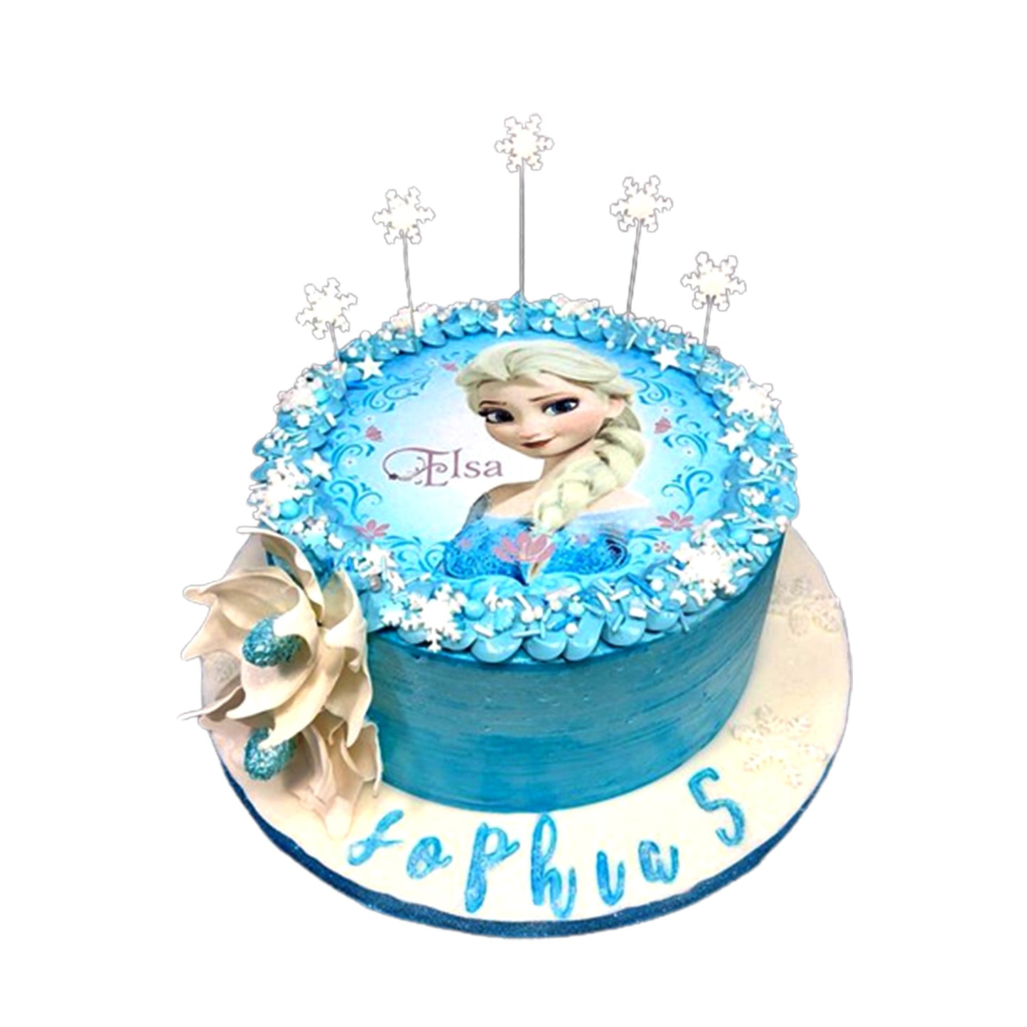 Frozen Elsa Birthday Cake V10