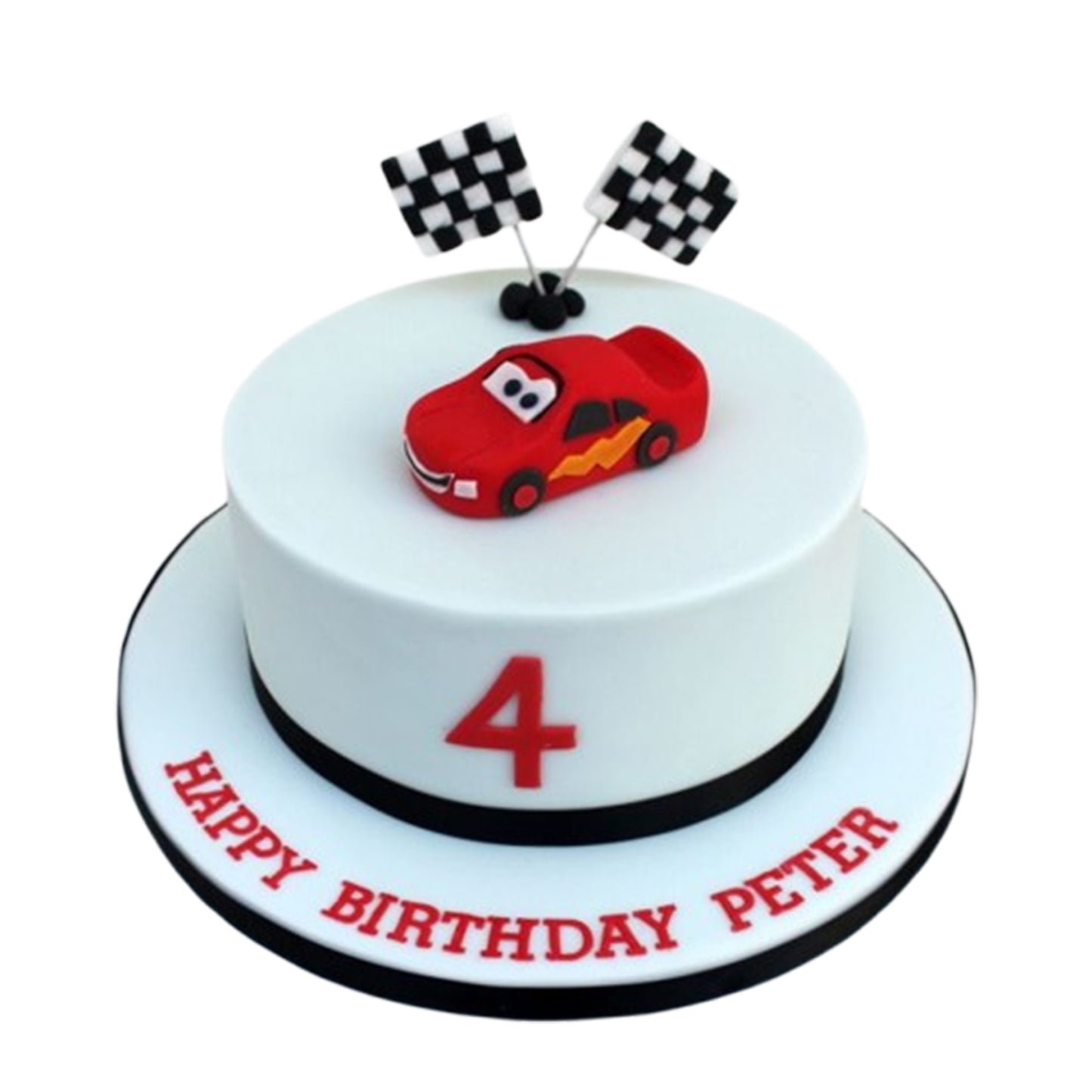 Lightning McQueen Cake V9