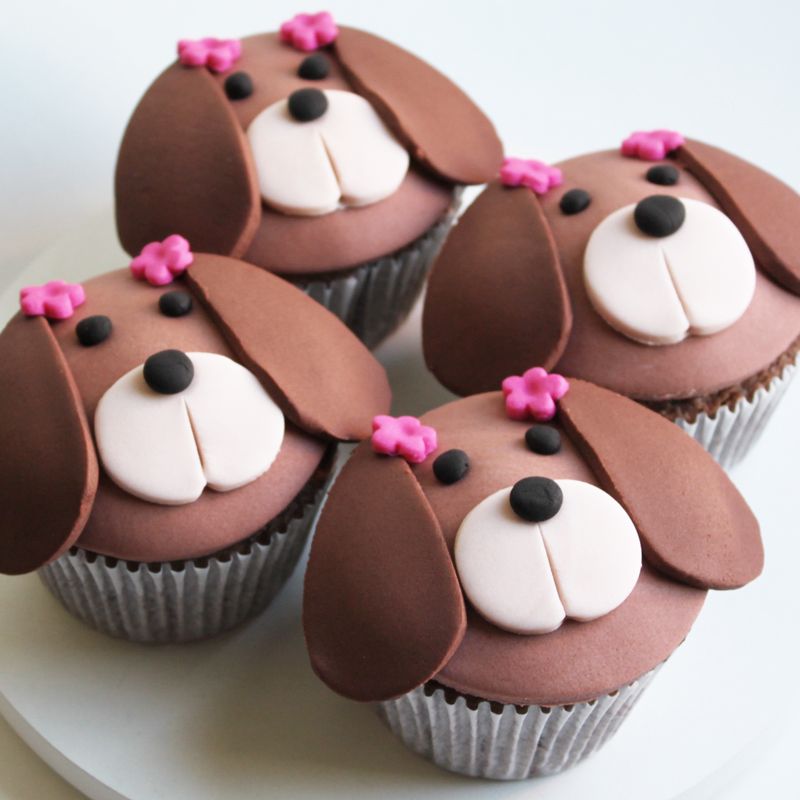 Puppy Dog Cup Cakes V3