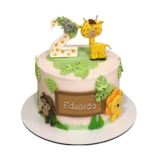 Jungle Theme Cake V10