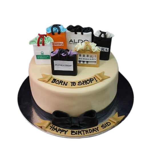 Shopping Birthday Cake V12