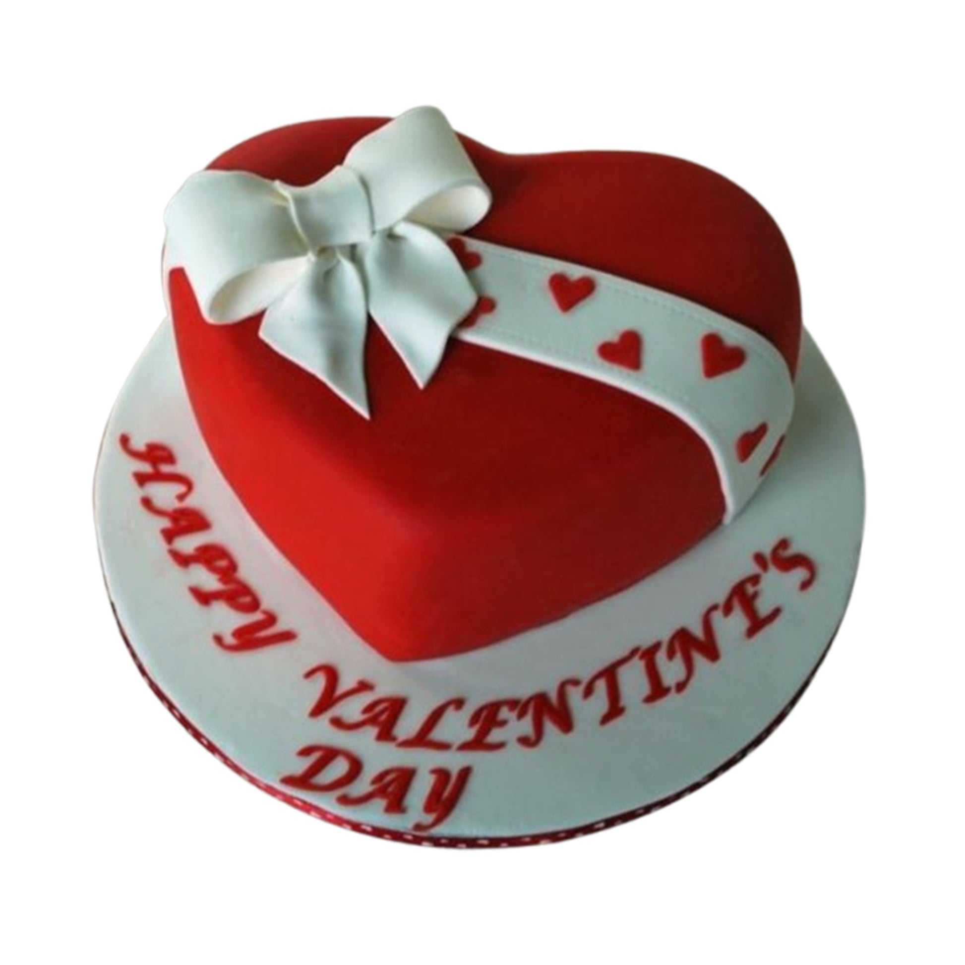 Vibrant heart-shaped cake with colorful layers in pink and red hues, perfect for celebrations