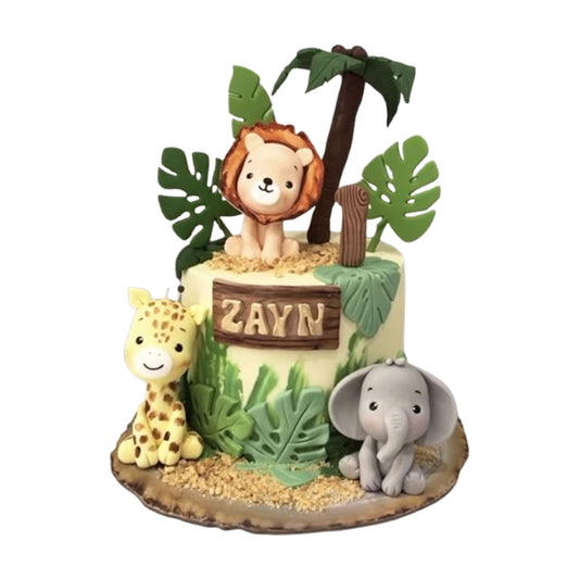 Jungle Theme Cake V12