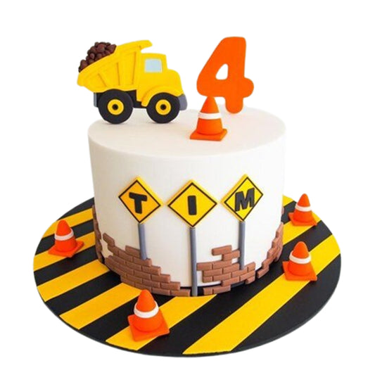Digger Construction Cake V13