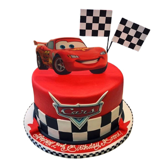 Lightning McQueen Cake V12