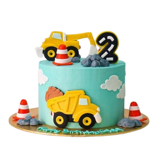 Digger Construction Cake V14