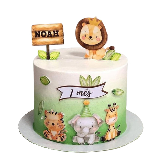 Jungle Theme Cake V13