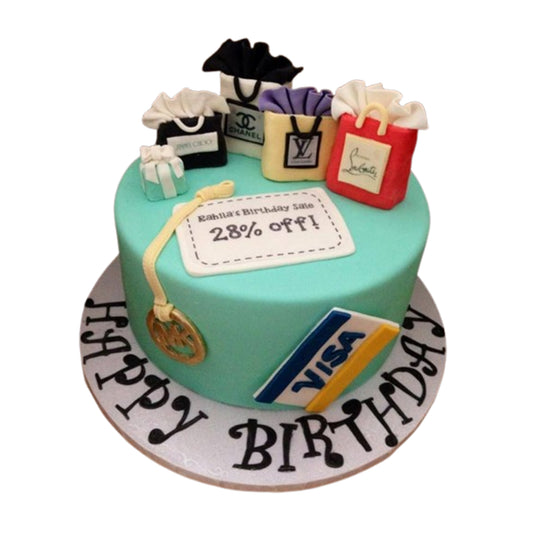 Shopping Birthday Cake V15