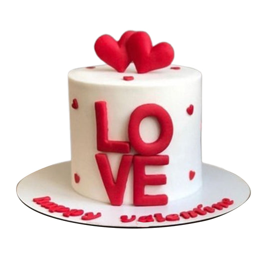Charming heart-shaped cake, perfect for birthdays, baby showers, and milestone celebrations, adding a whimsical touch to any event