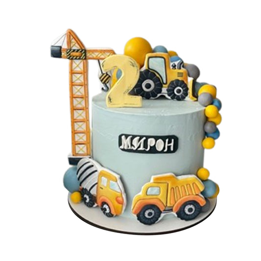 Digger Construction Cake V16