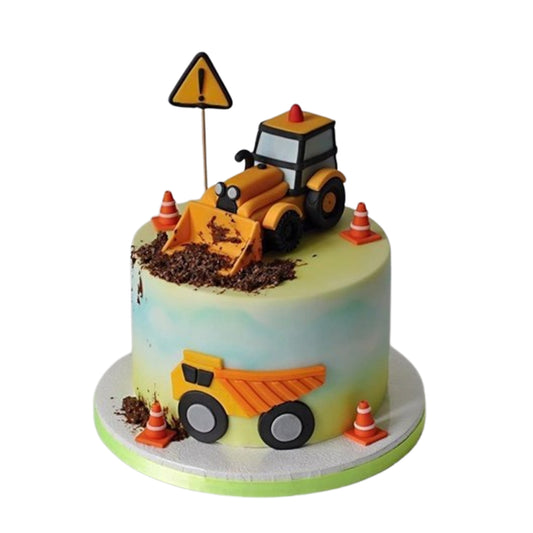 Digger Construction Cake V18