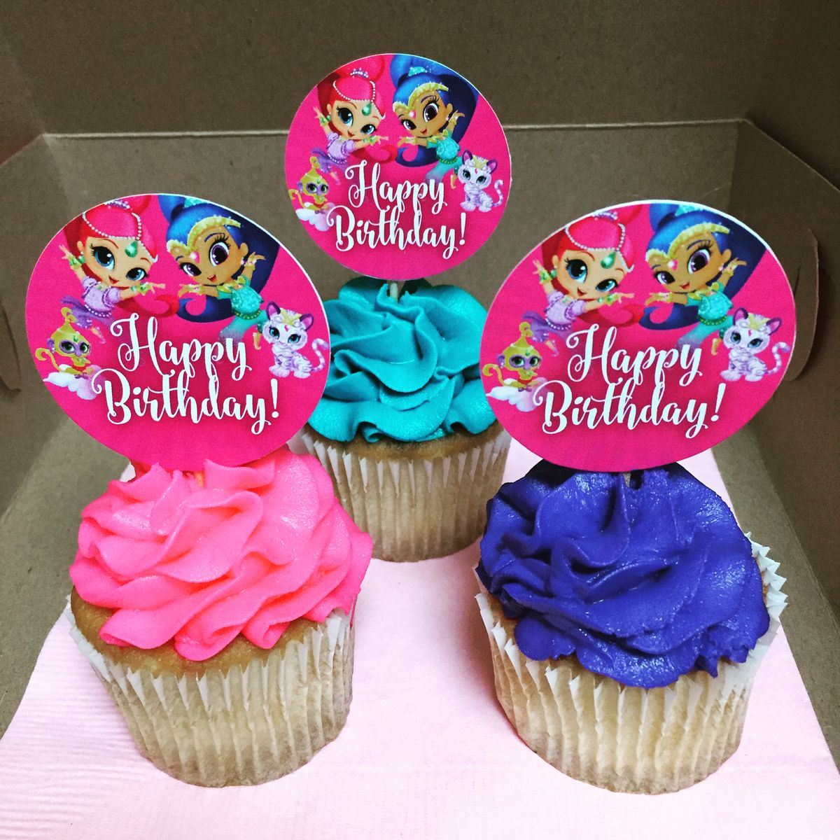 Shimmer & Shine Cup Cakes V1