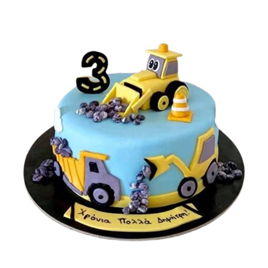 Digger Construction Cake V19