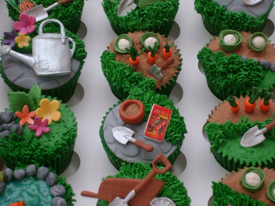 Gardening Cup Cakes V1