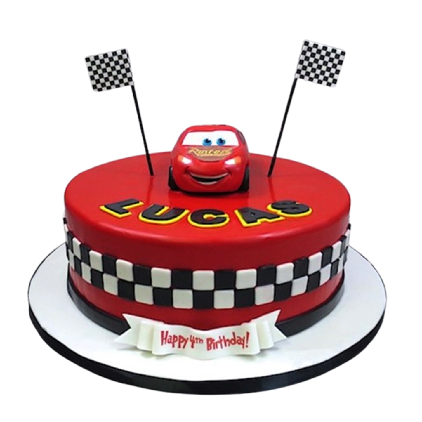 Lightning McQueen Cake V18