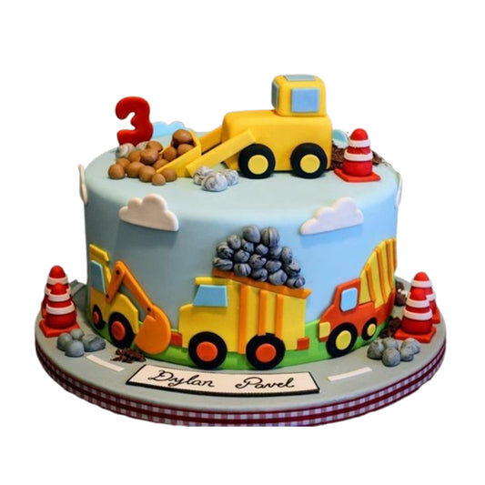 Digger Construction Cake V22