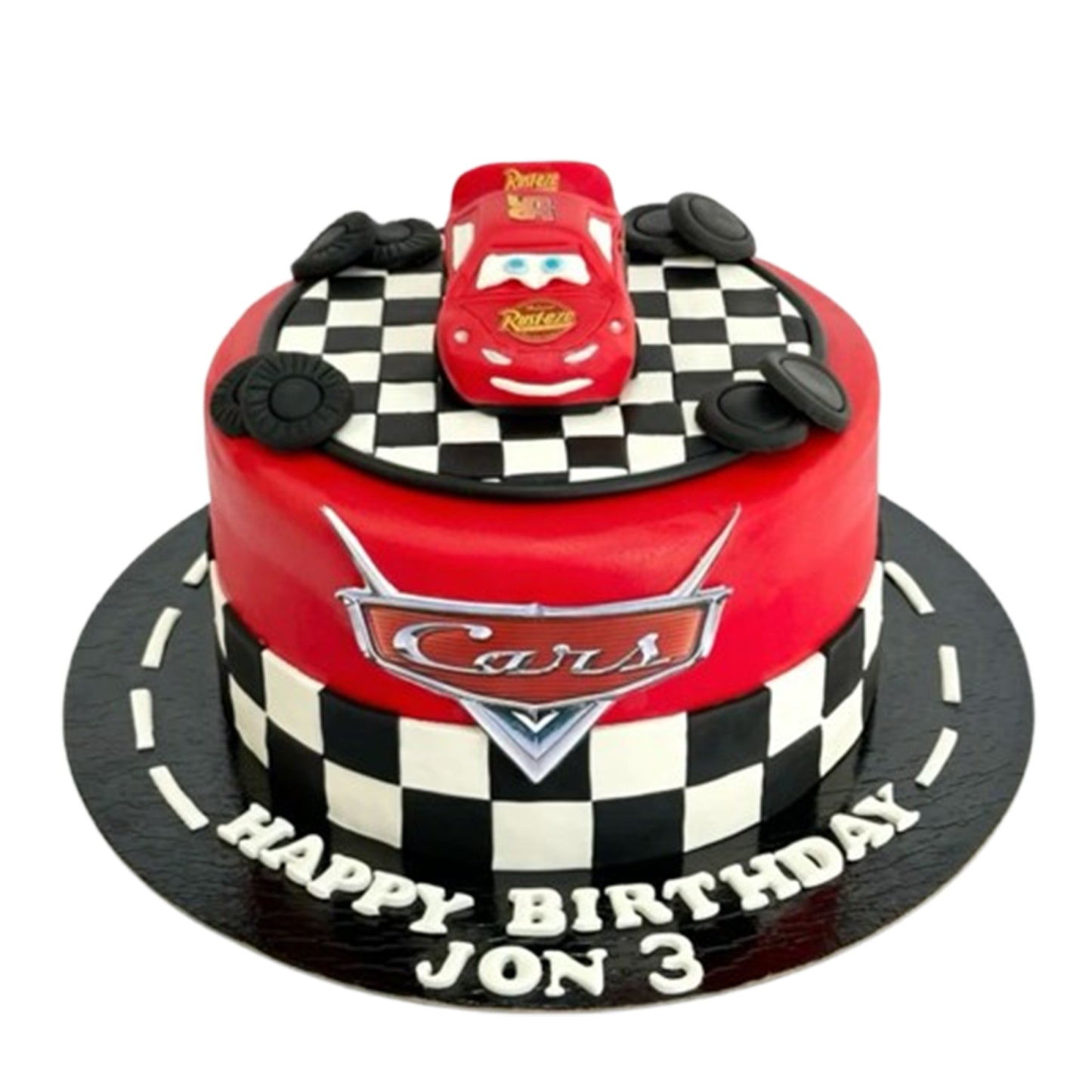 Lightning McQueen Cake V21