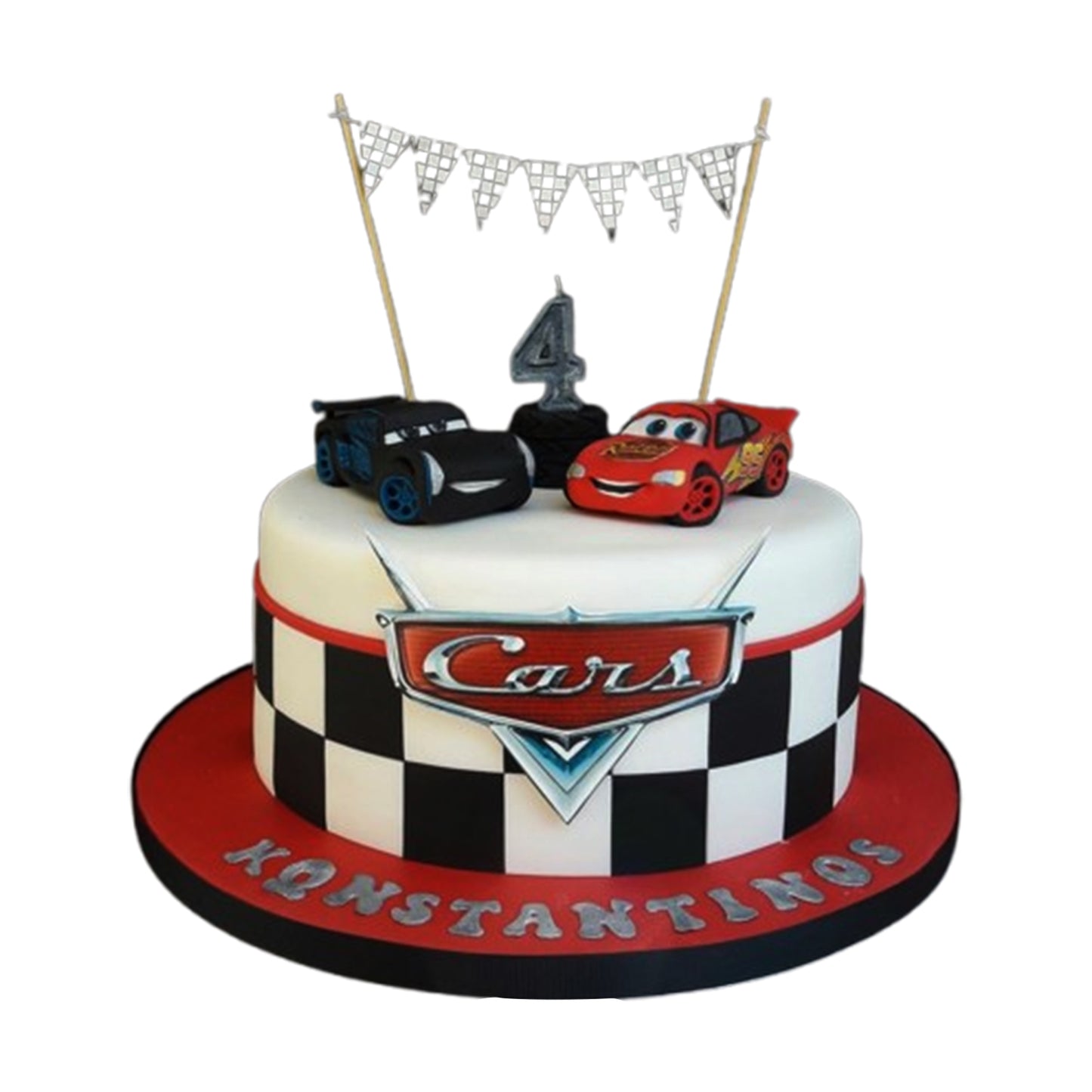 Lightning McQueen Cake V22