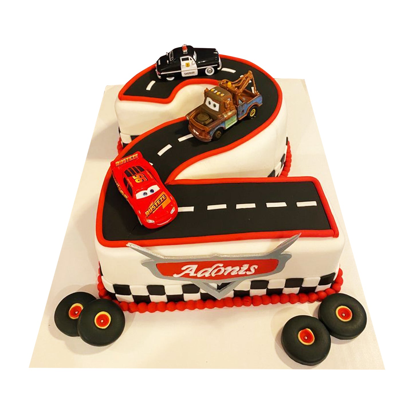 Lightning McQueen Cake V23