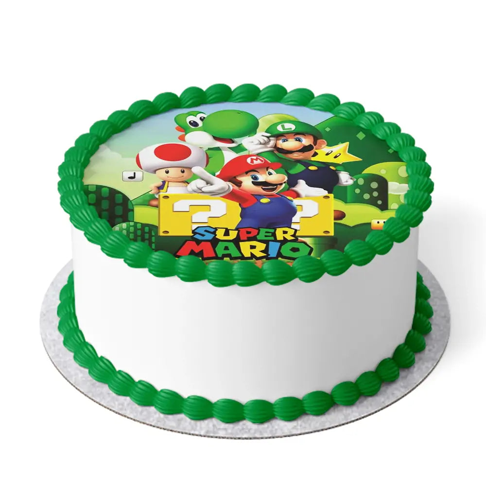 A mouthwatering Super Mario cake, perfect for any gamer's birthday.