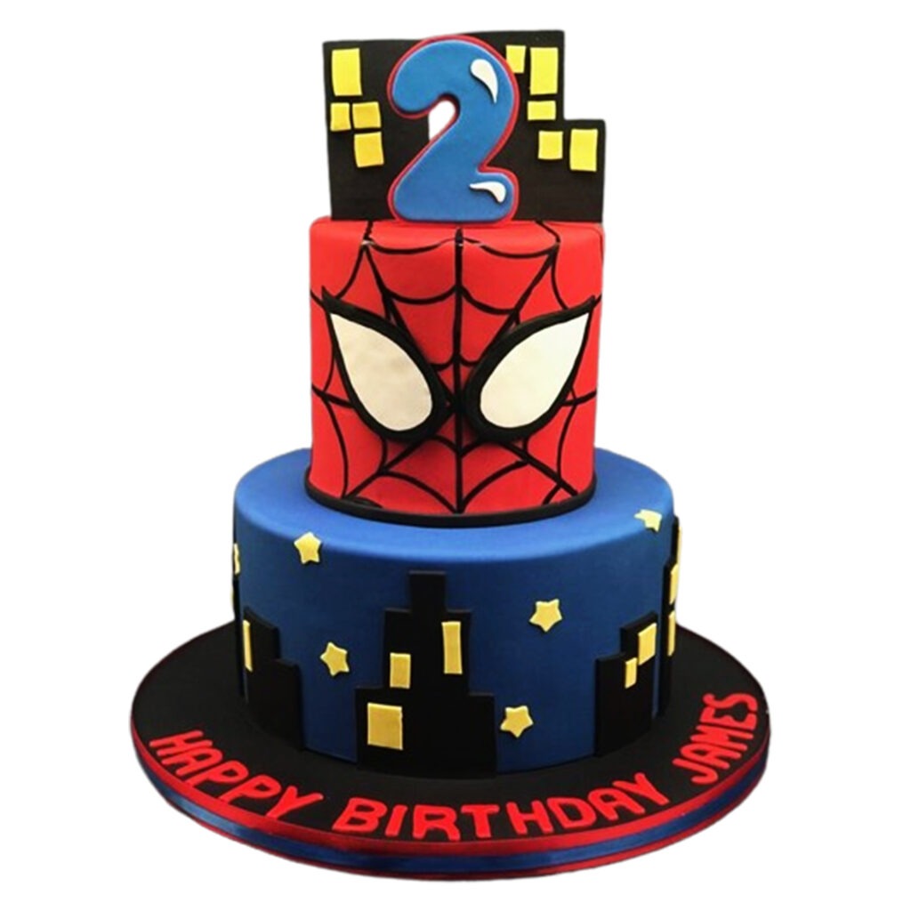 Spiderman Birthday Cakes 