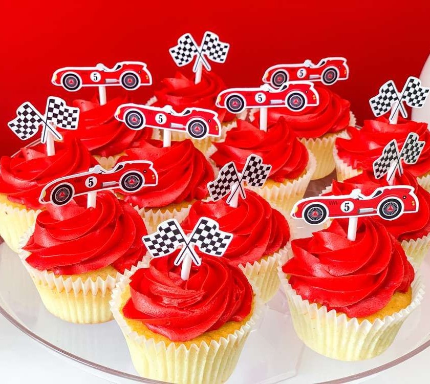 Lightning Mcqueen Cup Cakes V2