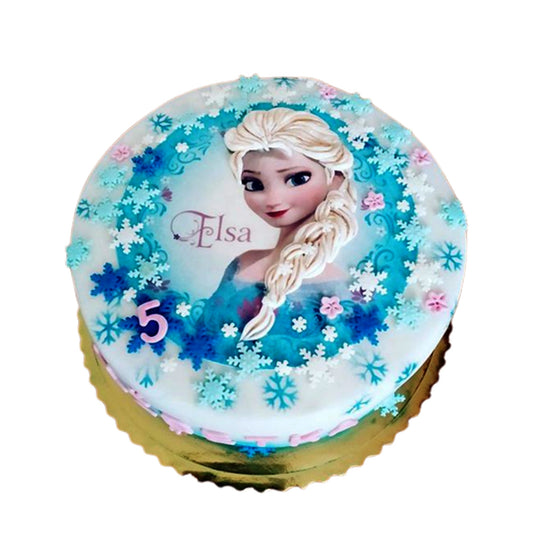 Frozen Elsa Birthday Cake V4