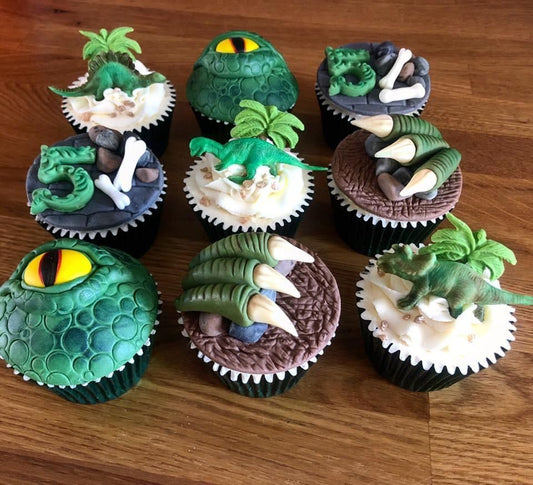 Dinosaur Cup Cakes V3