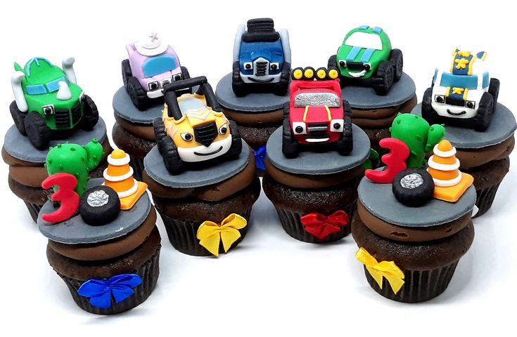 Blaze Monster Cup Cakes V3