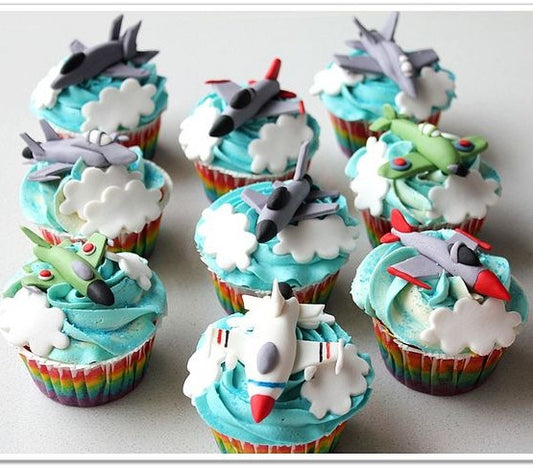 Aeroplane Cup Cakes V4