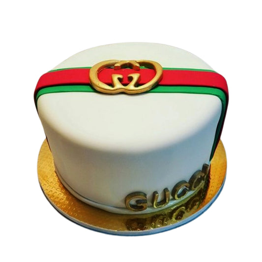 Celebrate in Style: Gucci Themed Birthday Cake