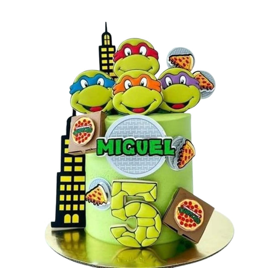 Ninja Turtles Cake V6