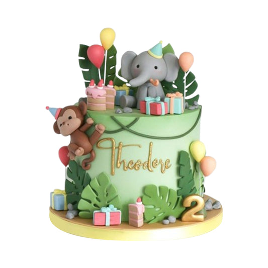 Jungle Theme Cake V7