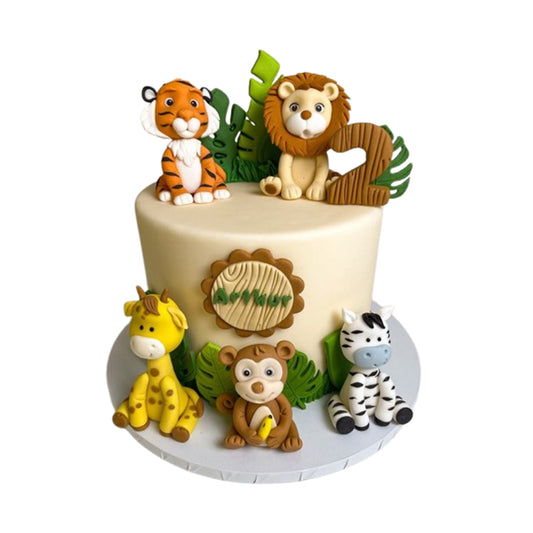 Jungle Theme Cake V8
