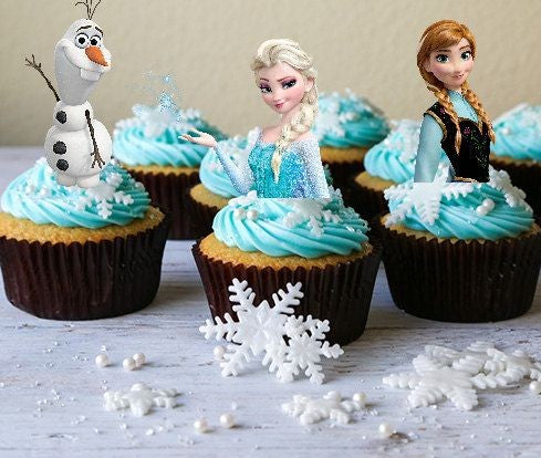 Frozen Elsa Cup Cakes V2