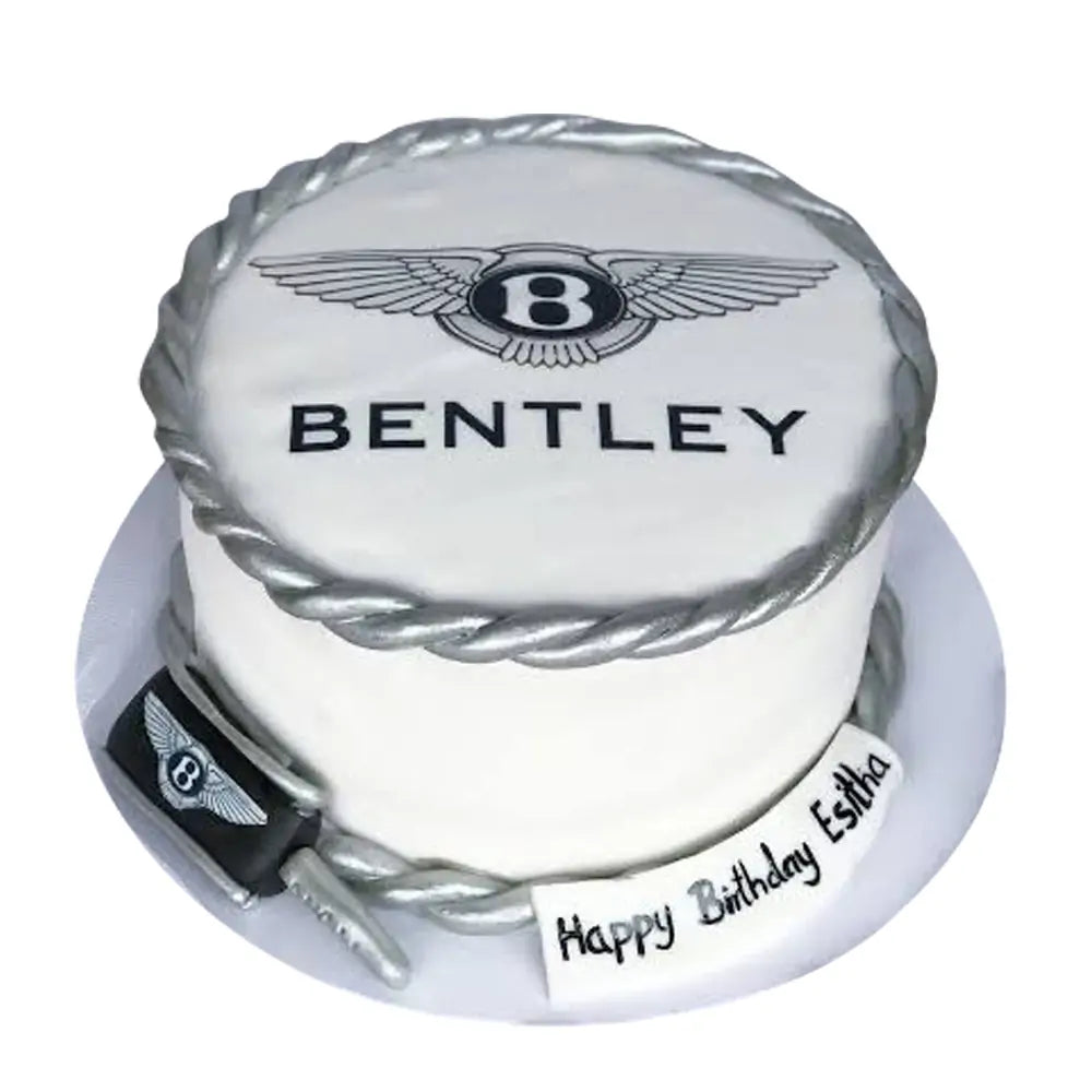 bentley car cake