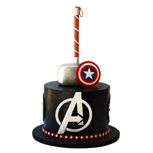 Avengers Cake - Thor Captain America