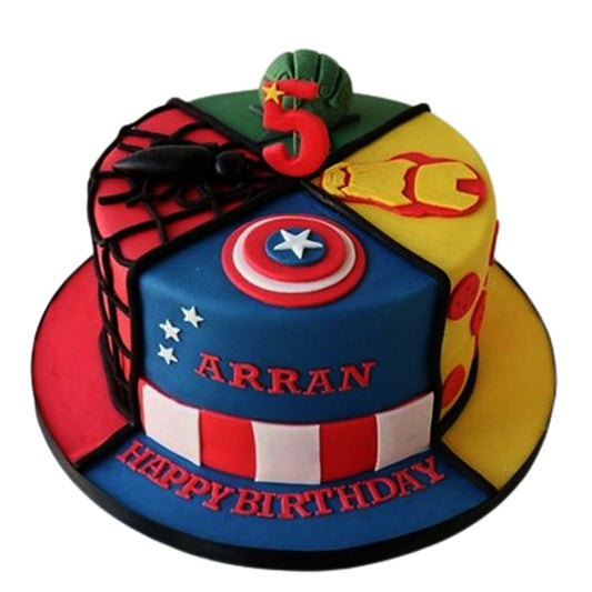 Avengers Assemble! Epic Super Hero Cake