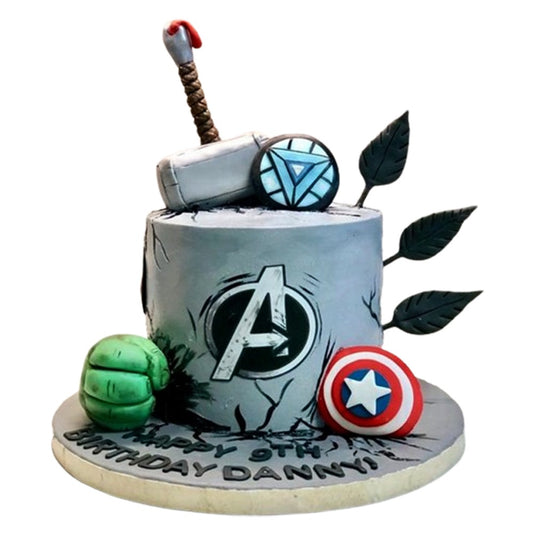 Avenger Super Hero Birthday Cake