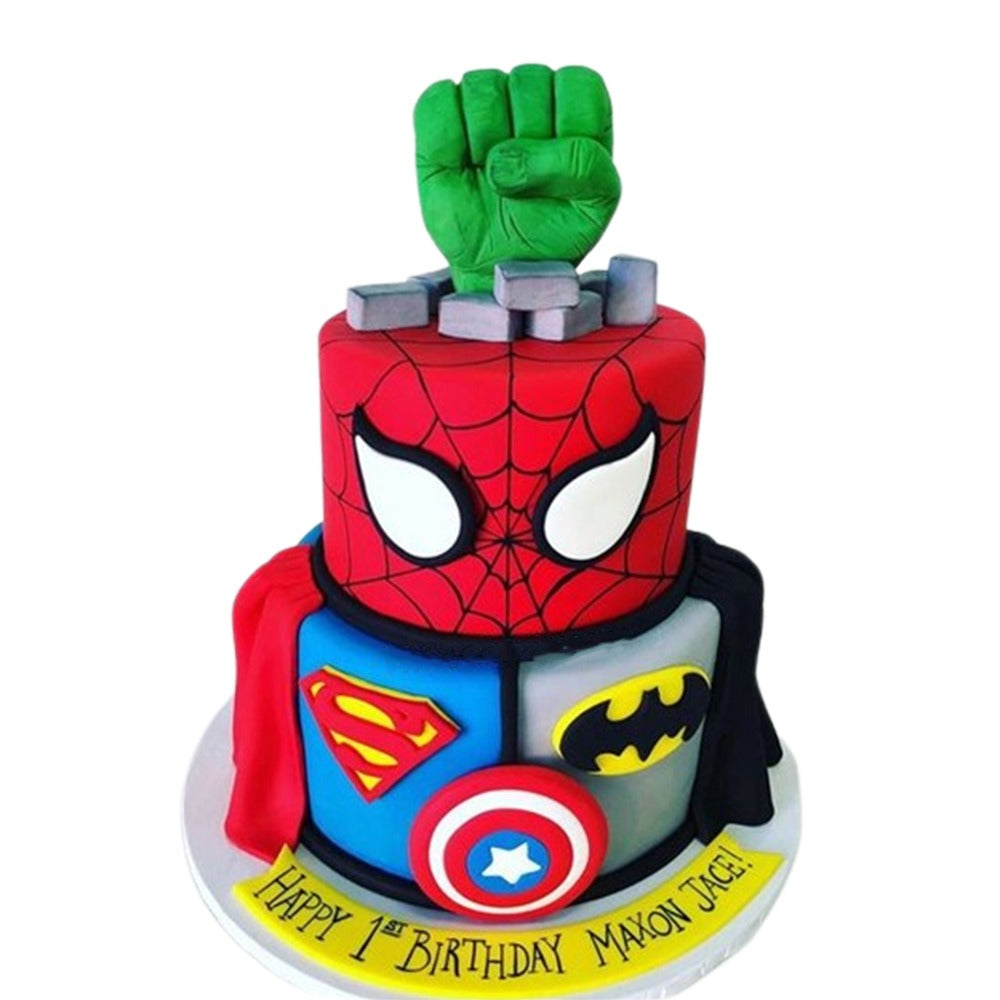 avengers birthday cake