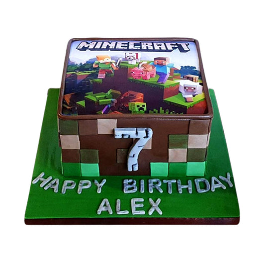 Minecraft Game Cake V4