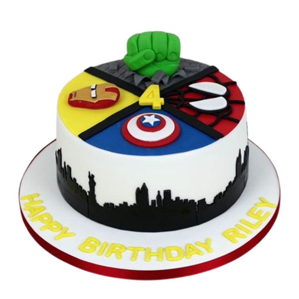 The Ultimate Superhero Birthday CakE