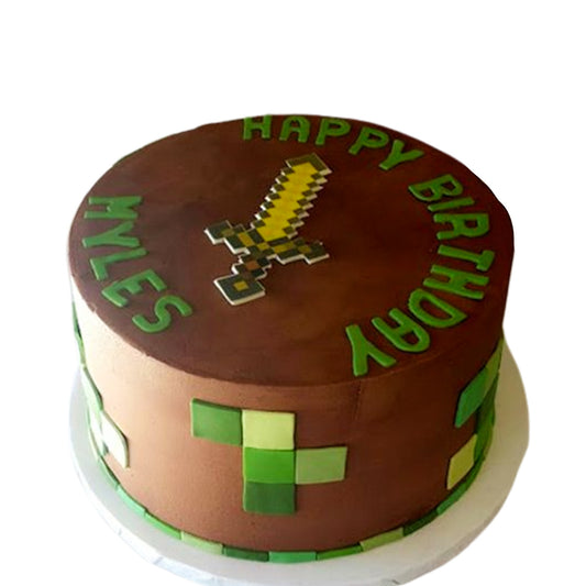 Minecraft Game Cake V7