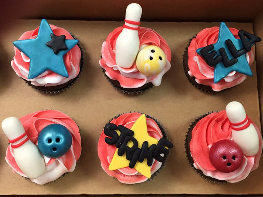 Bowling Cup Cakes V7